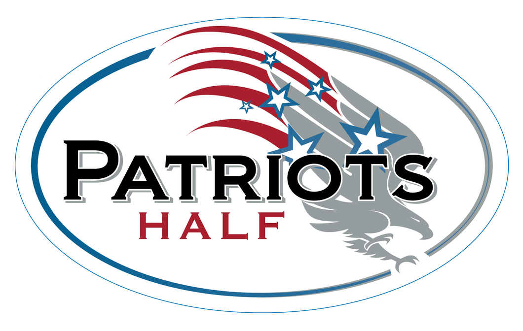 Patriots Half Sticker