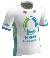 Kinetic Series Cycling Jersey White - $75