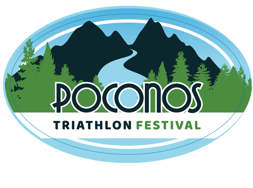 Poconos Triathlon Festival Sticker