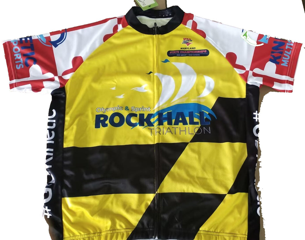 Rock Hall Triathlon Cycling Jersey - $75